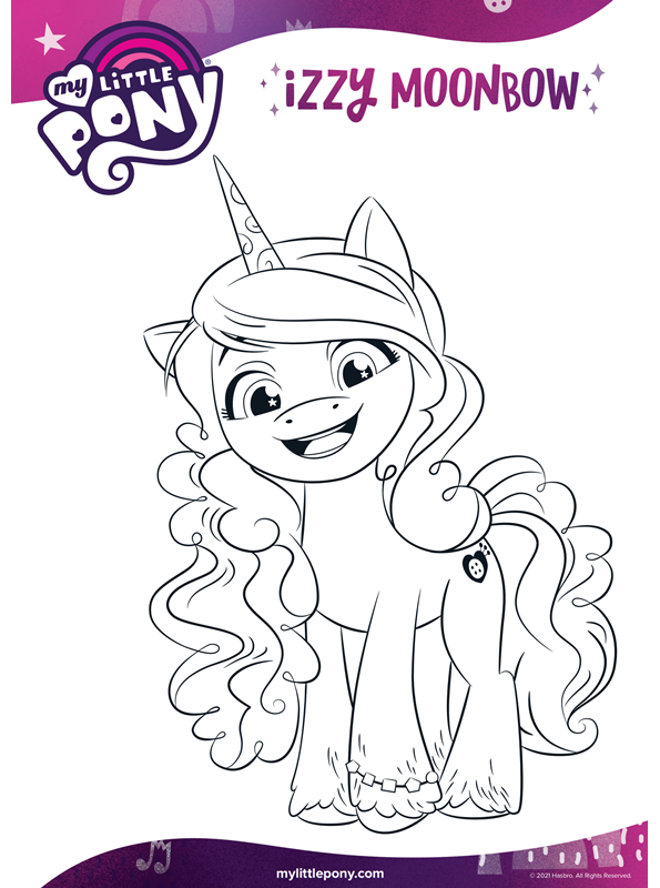 Kids-n-fun.com | Coloring page My Little Pony Next Generation Izzy MLP